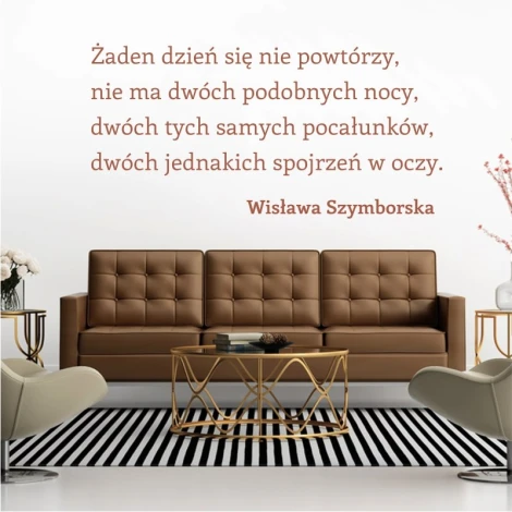 Painting template quote: No day repeats 1938 - Living room arrangement. Light-colored walls, furniture.