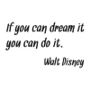 Painting template quote If you can dream it 1960 - Graphic design. Italic text with clear letters arranged.
