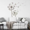 Stylish dandelion painting template 1318 adds lightness and natural charm to a modern living room.