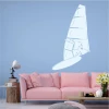 Windsurfing painting template 2041 - Living room setup with light-colored walls and pink-toned furniture.