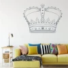Crown painting template 2062 - Living room setup with light-colored walls and furniture in various shades.