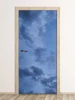 Cloudy sky door wallpaper FP 6172 - Modern interior design with light-colored walls.