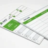 Magnetic dry-erase board with custom graphic design - features rectangular sections.
