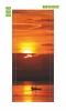 Door wallpaper yacht FP 6232 - Graphic design featuring a sunset over water with a yacht in the background.