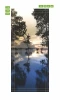 Lake wallpaper for doors FP 6228 - Graphic design featuring a lake with trees and reflections in the water.