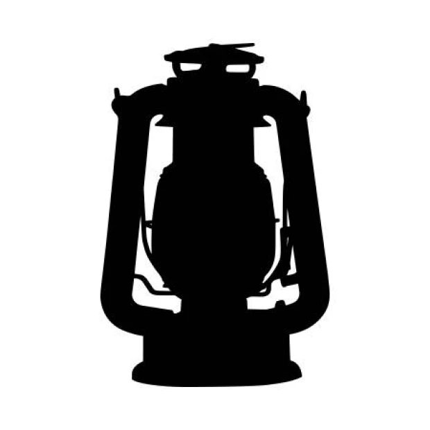 Wall sticker lamp 2247 - Graphic design featuring a black lamp shape on a white background.