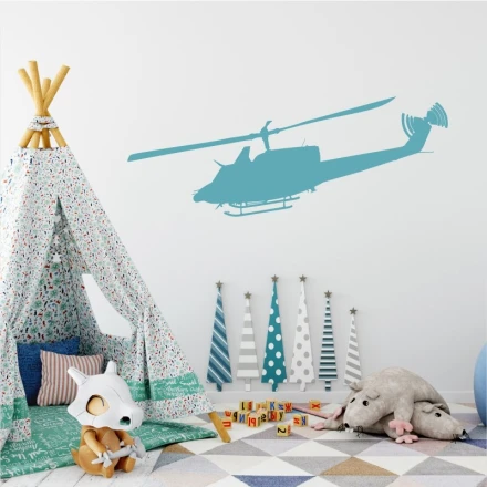 Wall Sticker Combat Helicopter 2303