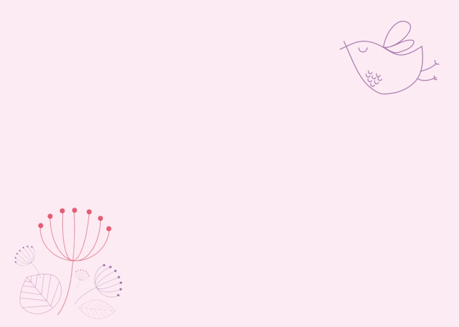 Dry-erase magnetic board with a dandelion and bird design, perfect for a cozy child\'s room.