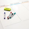 Dry-erase Kanban board 097 - Graphic design with simple rectangles and horizontal headers.