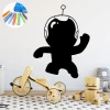 Chalkboard sticker for kids, astronaut design - perfect for bright children\'s room decor.
