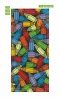 Colorful crayon door sticker FP 6309 - Graphic design featuring various colored crayons.