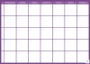 Weekly planner dry-erase board 341 - Graphic design. Simple grid with days of the week in white boxes.