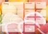Weekly planner dry-erase magnetic board with grapefruit design on a citrus fruit background.
