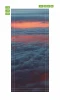 Clouds door sticker FP 6334 - Graphic design with blue and pink clouds on a background.