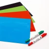Magnetic dry-erase board for fridge - Graphic design with simple, smooth rectangles in various colors.
