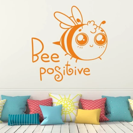 Wall Sticker Bee Positive 2419