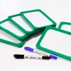 Dry-erase board in A2, A3, A4, A5, A6 sizes - Graphic design with simple rectangular shapes and green frames.