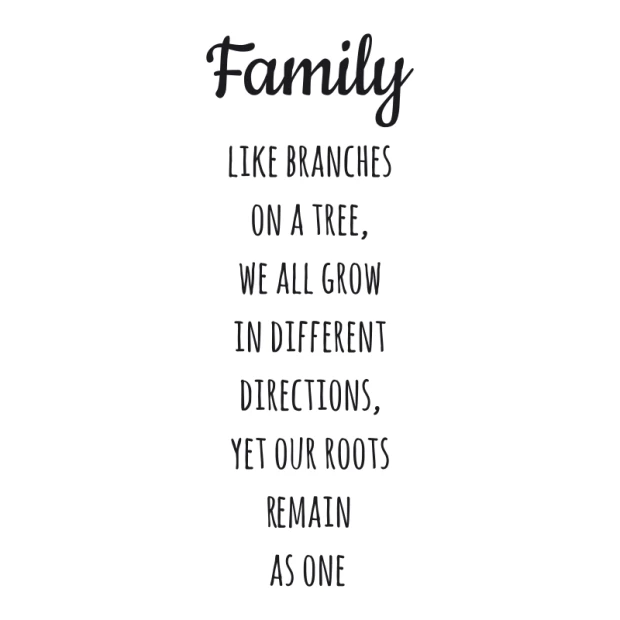 Family Like Branches On A Tree 2436 Sticker