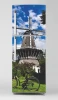 Fridge wrap sticker windmill P1035 - Graphic design featuring a windmill in a green setting with a bicycle.