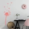 Dandelion painting template 2433 - Living room setup with light walls, modern furniture, and minimalist accents.