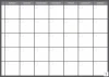 Magnetic dry-erase weekly planner board in English, featuring a rectangular grid with days of the week.