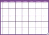 Magnetic dry-erase weekly planner board in English, featuring a simple grid with days of the week.