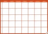 Weekly planner dry-erase board in English, featuring a simple grid with days of the week at the top.