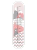 Height chart sticker for kids featuring an alpaca bear design with mountains and animals.