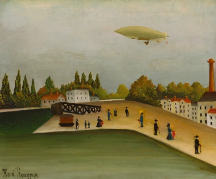 Reproduction Quai D'Ivry, Henri Rousseau