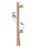 Child growth chart sticker with tree and birds design, featuring a vertical tree-shaped graphic.