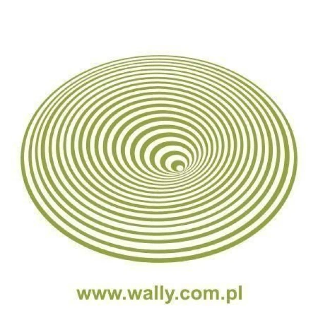 Abstract sticker 1068 in shades of green, perfect for modern interiors, adds dynamism and style.