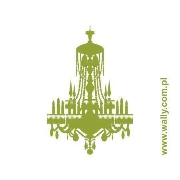 Elegant green chandelier, perfect for a stylish interior with a glamorous vibe.