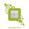 Stylish outlet sticker 1075 in vibrant colors, perfect for modern interiors.