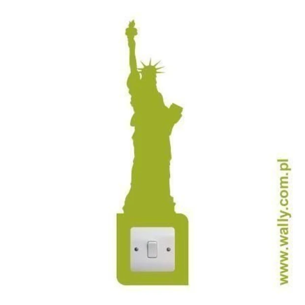 Stylish contact sticker 1096 in the shape of the Statue of Liberty, perfect for unique interiors.
