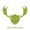 Stylish antler sticker in a soft green shade, perfect for modern interiors or a child\'s room.