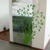 Tree sticker 0773 in a modern living room, bringing the space to life with a green plant motif.