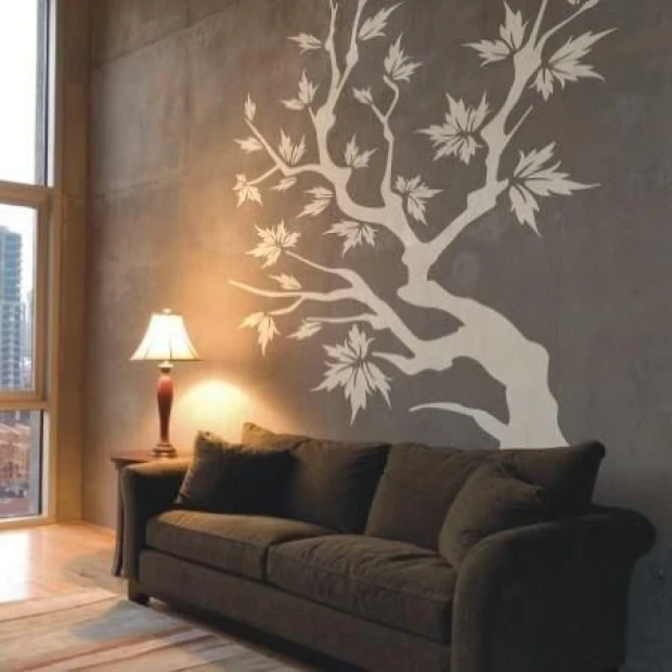 Stylish tree 1104 perfectly complements a modern living room, adding natural charm and elegance.