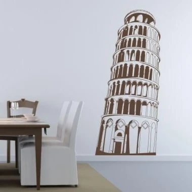 Leaning Tower of Pisa in elegant brown, perfectly complementing modern interiors.