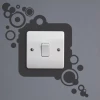 Stylish outlet sticker 1075 in a modern interior, perfectly highlighting a minimalist design.