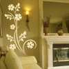 Elegant flower sticker 1224 in a stylish living room, adding charm and freshness to any interior.