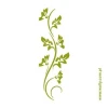 Elegant leaf-themed sticker, perfect for adding a natural touch to modern interiors.