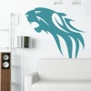 Stylish puma sticker in a modern living room, adding character and energy to the space.