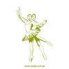 Elegant dancer sticker that adds dynamism and style to modern interiors.