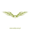 Elegant minimalist eagle sticker 1210, perfect for modern interiors.