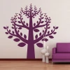 Painting template tree 1293 - Living room arrangement. Light-colored walls, minimalist furniture.