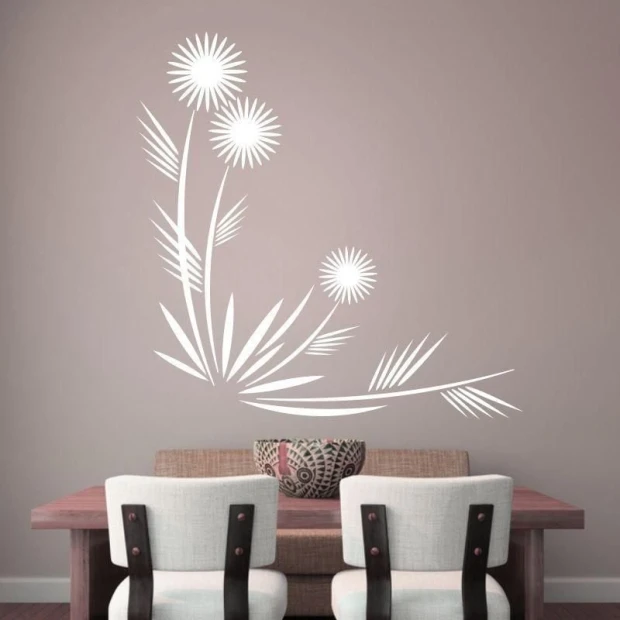 Stylish Japanese sticker 53, perfectly complements modern interiors, adding lightness and elegance.