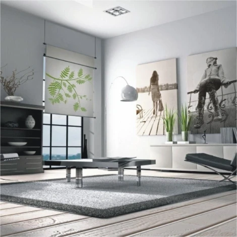 Elegant branch 0941 in a minimalist living room, adding freshness and natural charm to the interior.