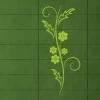 Stylish flower sticker 1227 in a spring green shade, perfect for refreshing a modern kitchen.