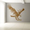 Eagle in dynamic flight, a stylish accent for modern interiors, perfect for a minimalist living room.