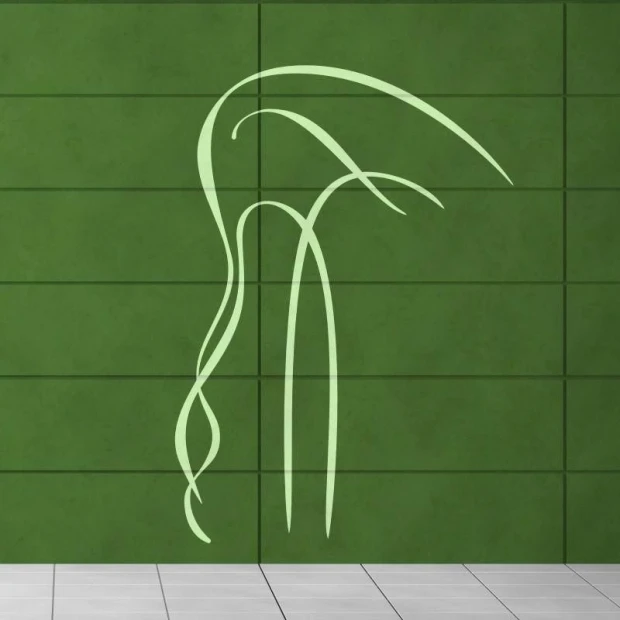 Stylish pastel pelican sticker, perfect for modern interiors, will brighten up any space.